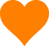 Pumpkin Heart Clip Art