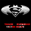 Batman Superman Combo Shape By Retoucher Clip Art