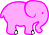 A Better Pink Elephant Clip Art
