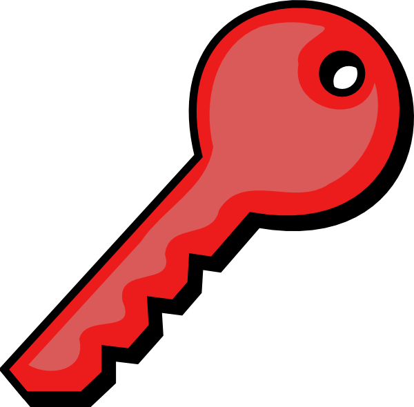 Red Key Clip Art at Clker.com - vector clip art online, royalty free &  public domain