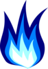 Blue Fire Clip Art
