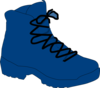 Dark Blue Boot Clip Art