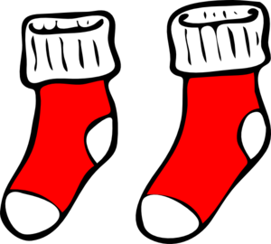 Blue Drawing Rounded Socks Cartoon Icon PNG Images