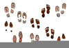 Free Clipart Shoe Prints Image