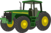 Green Tractor (john Deere) Clip Art