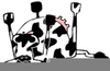 Free Dead Cow Clipart Image