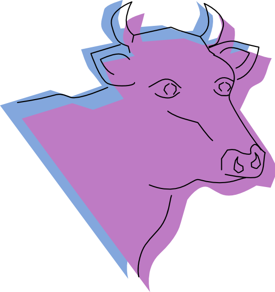 clipart cow head - photo #41