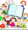 Kids Reading Books Clipart Free Image