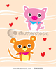 Stock Vector Couple Pig And Rat Image