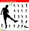 Football Player Silhouette Clipart Image