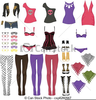 Free Clothes Line Clipart Image