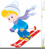 Skiing And Snowboarding Clipart Image