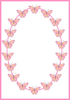 Butterfly And Swirls Clipart Image