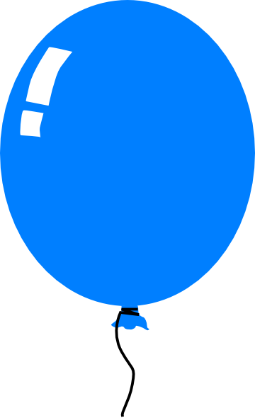 Blue Balloon Clip Art at Clker.com - vector clip art online, royalty free &  public domain