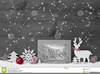 Christmas Card Clipart Black And White Image