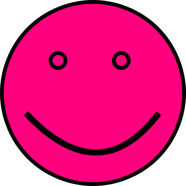 Pink Face Clip Art at Clker.com - vector clip art online, royalty free &  public domain