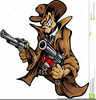 Comic Old West Town Clipart Image