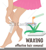 Free Waxing Clipart Image