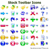 Stock Toolbar Icons Image