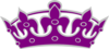 Tiara No Cross Purple Grey Clip Art