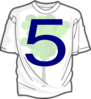 Green 5 T-shirt 7 Clip Art