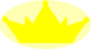 Yellow Crown No Outline Circle Background Clip Art