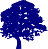 Blue Tree Clip Art