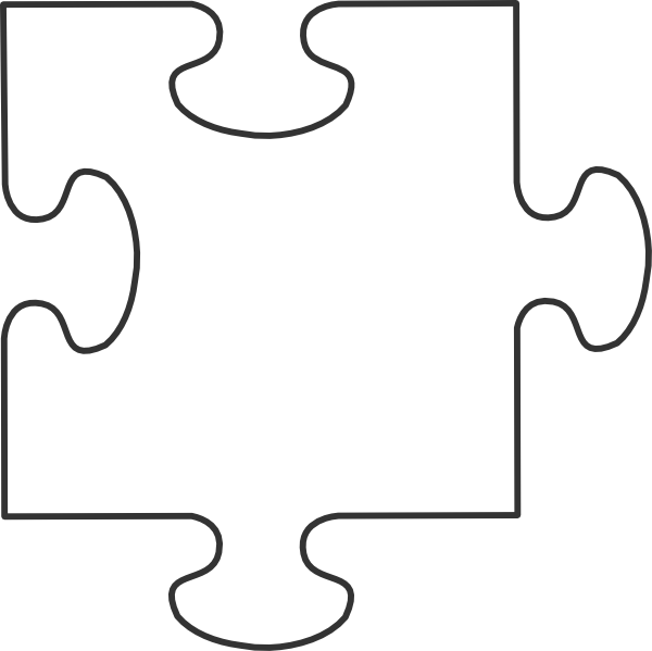 White Puzzle Piece Clip Art At Clker Vector Clip Art Online 