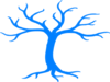 Blue Tree Clip Art