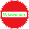 No Leprechauns Clip Art