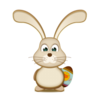 Easter Bunny Egg Icon Image