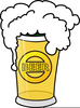 Tax Drinking Beer Clipart Image