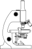Microscope With Labels Clip Art