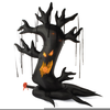 Spooky Halloween Tree Clipart Image