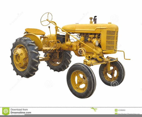 vintage tractor clipart