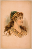 [head-and-shoulders Image Of Blond Woman, Facing Right, Wearing Gypsy Like Clothing] Image