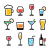 Free Clipart Of Alcoholic Drinks Image