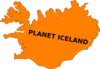 Planet Iceland Clip Art