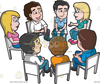 Free Clipart Group Discussion Image