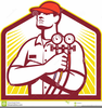 Air Conditioning Technician Clipart Image