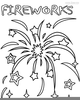 Colouring Pictures Fireworks Image