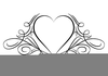 Two Hearts Designs Clipart Image