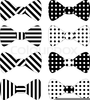 Bow Tie Vector Clipart Image