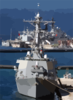 Uss Laboon (ddg 58) Arrives In Souda Bay For A Brief Port Visit. Clip Art