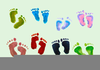 Free Baby Shoe Clipart Image