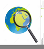 Magnifying Glass Clipart Black White Image