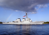 The Guided Missile Destroyer Uss Paul Hamilton (ddg 60) Returns Home To Pearl Harbor After A Deployment Image