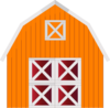 Orange Barn Clip Art