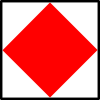 International Maritime Signal Flag Foxtrot Clip Art