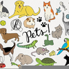 Clipart Pets Domestic Animals Image